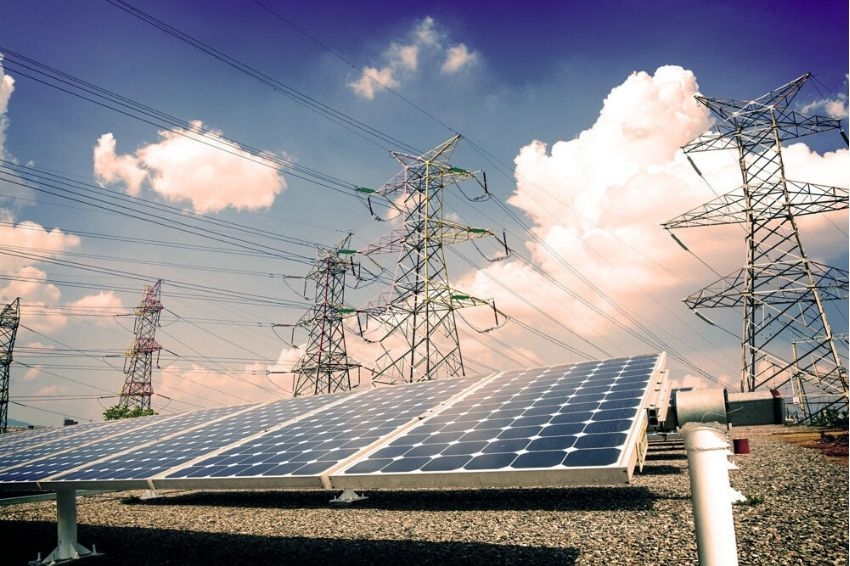 Painéis Solares em indústria
